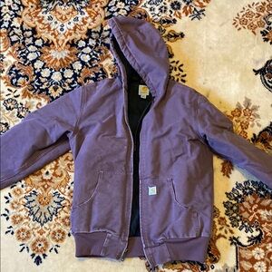 Purple Hooded Jacket
